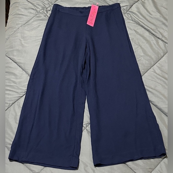 *NWT* Lilly Pulitzer Avery Crop Pant True Navy Size 4 - Picture 3 of 11